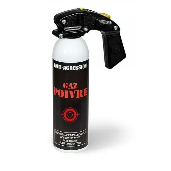 Aérosol lacrymogène gaz poivre 100 ml