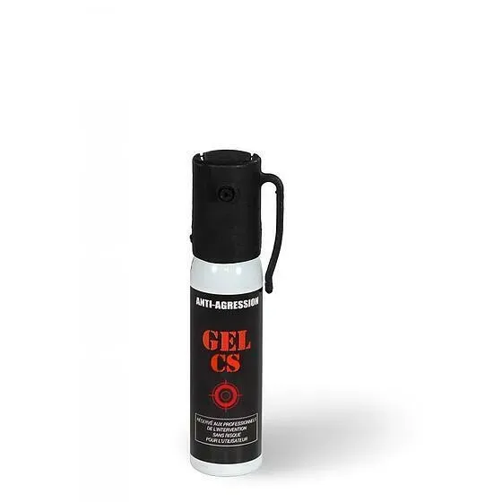 Aérosol lacrymogène gel cs 25 ml