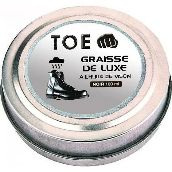 graisse brillante noire ou incolore
