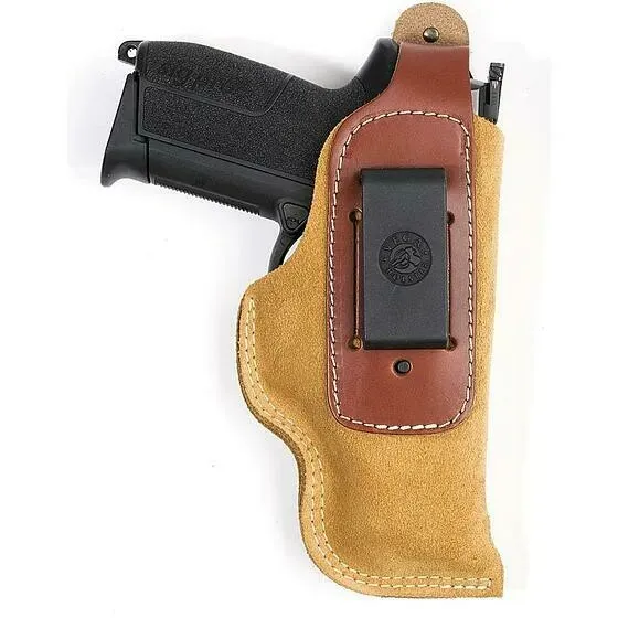 Holster cuir souple inside IA3 marron clair