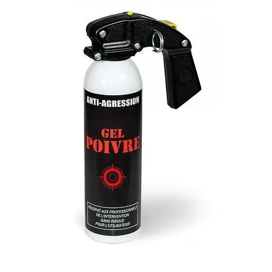 Aérosol lacrymogène gel poivre 100 ml