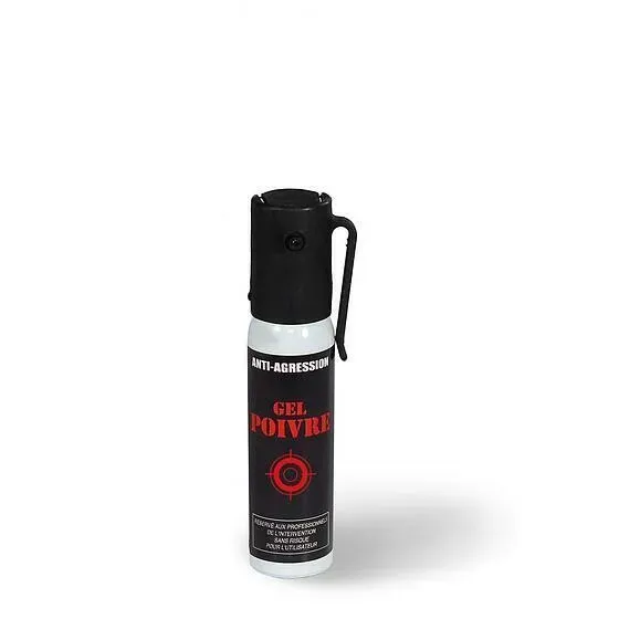 Aérosol lacrymogène gel poivre 25 ml