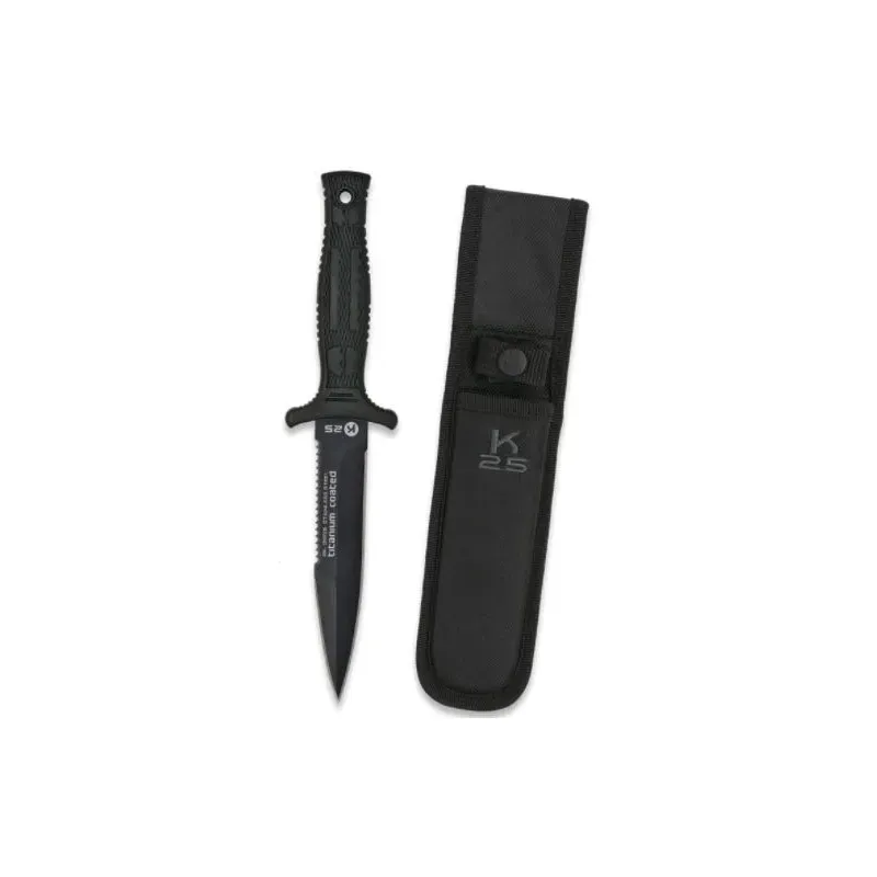 COUTEAU K25 BOTERO  SCIE ETUI  LAME 12.1CM
