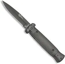 Couteau pliant Albainox ouverture rapide noir