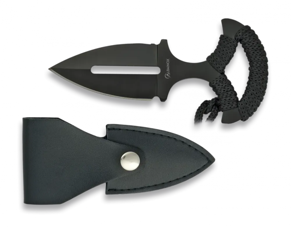 PUSH DAGGER ALBAINOX LAME 6CM ETUI